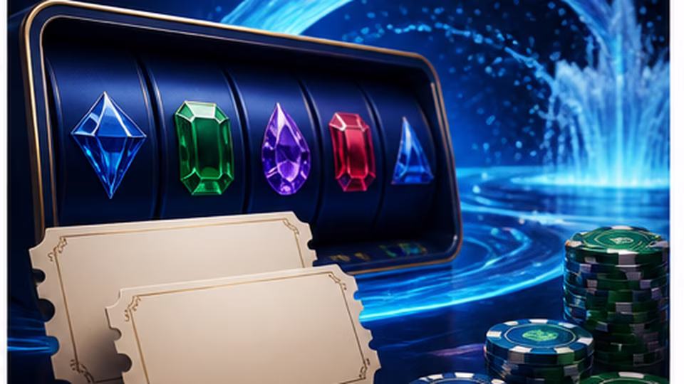 Fountain Casino slots and free-spin eligibility illustration