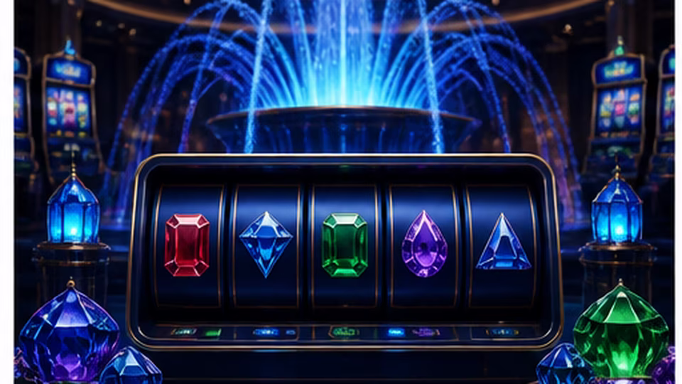 Fountain Casino slot lobby categories illustration
